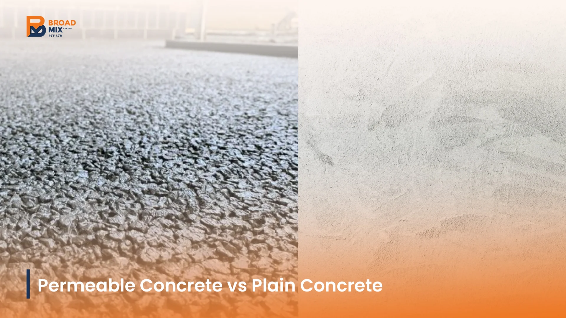 Permeable Concrete vs Plain Concrete